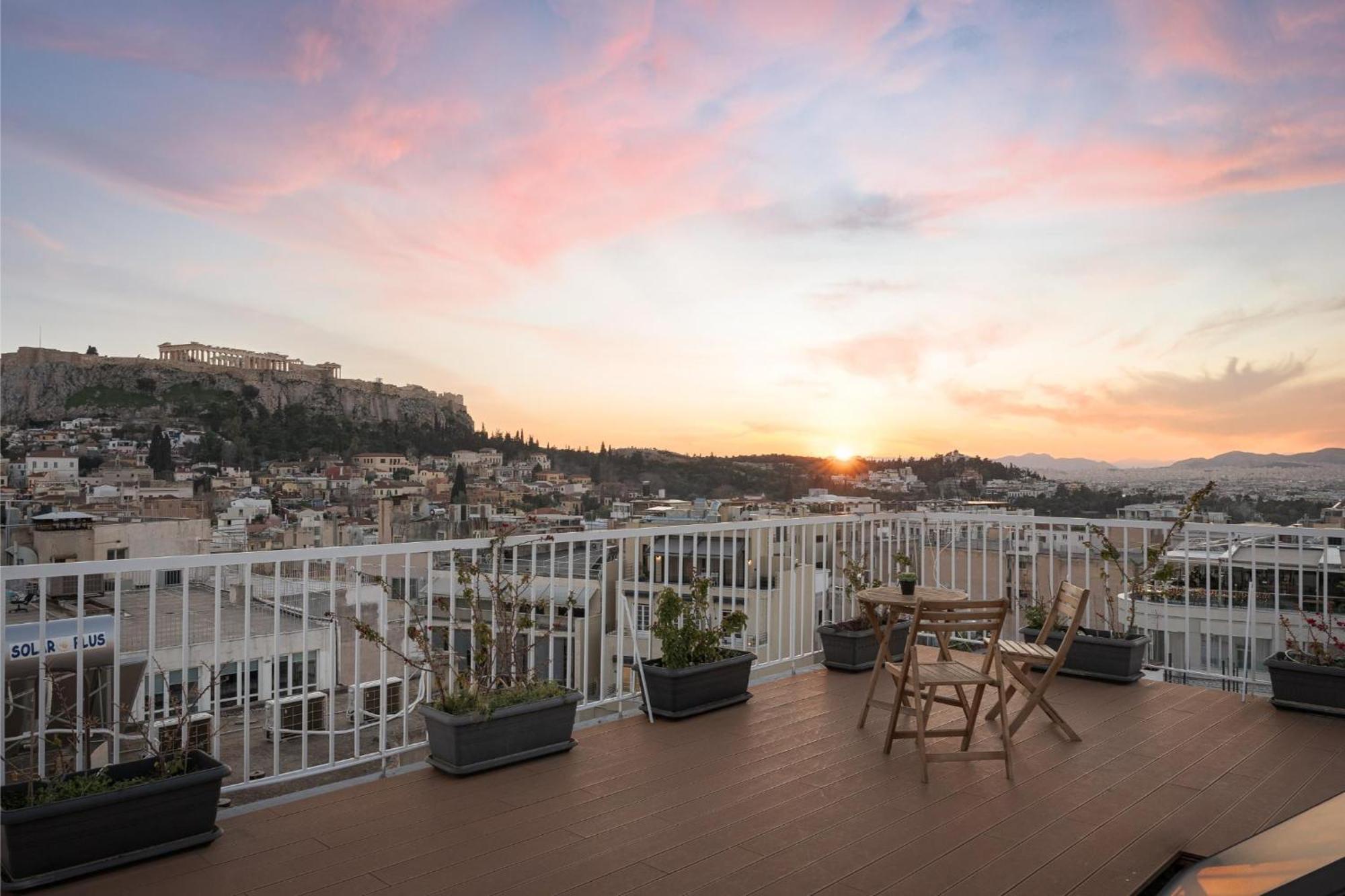Syntagma Unique Penthouse Appartement Athene Buitenkant foto